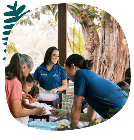 Gather employees at community event